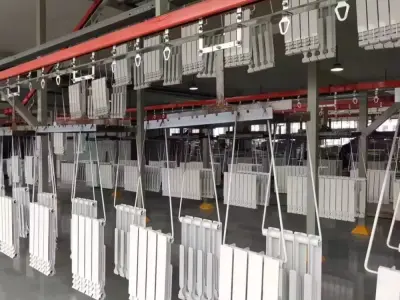 Electrostatic Powder Coating Line - Paint Booth System 3D model