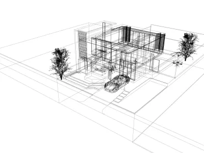 Modern House 3D model