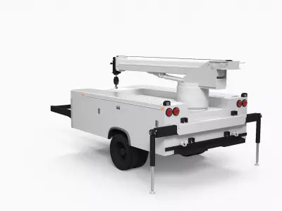 Service Truck Shell 3D model