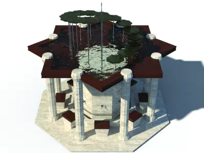FOUNTAIN - SHADIRVAN - 01 3D model