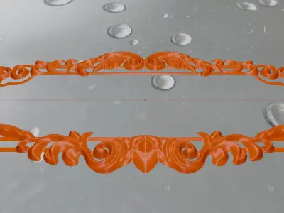 Mirror Frame Decor 3D print model buy