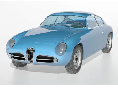 1959 Alfa Romeo SVZ 3D model