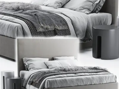 Meridiani Bardo Due Scandinavian Set 3D model