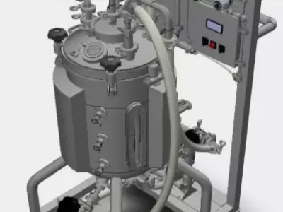 Chemical Mobile Tank 3D model