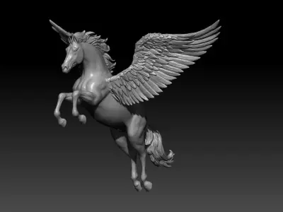 Pegasus poses 08 3D print model