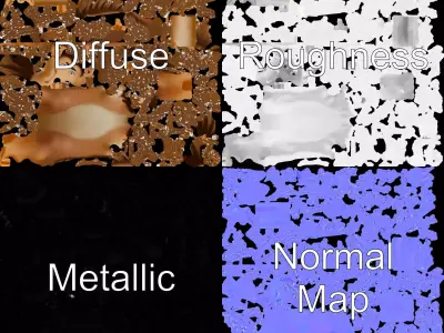 Charming Hedgehog Character model pack Low-poly 3D model