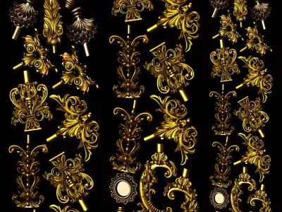 Decorative Ornamental 68 3D model