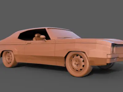 Buick Skylark GSX 1970 3D print model