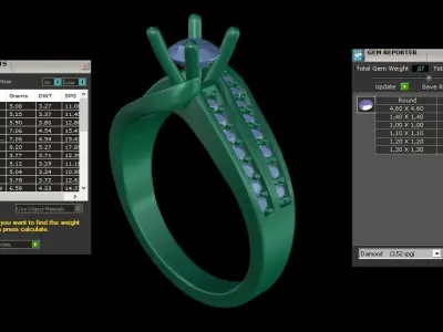ring code 213 3D print model