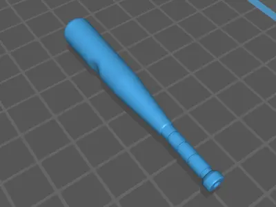 Baseball bat 3D print model