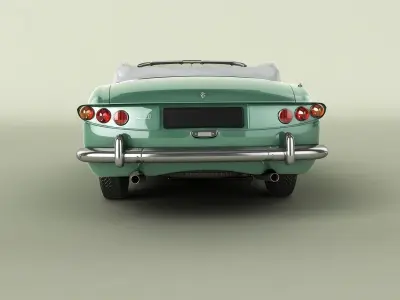 Jensen C-V8 Drophead  3D model