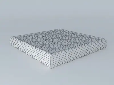 Futon cushion 50x50 Free 3D model