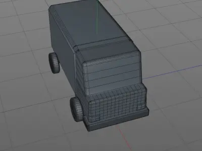 small bus  Free 3D model