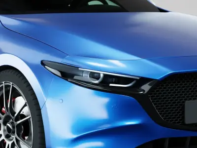 Mazda 3 hatchback 2019 3D model