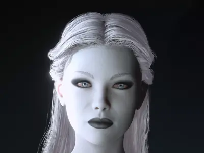 Realistic Female 3D Character  Rigged  Game Ready  FBX OBJ  Low-poly 3D model