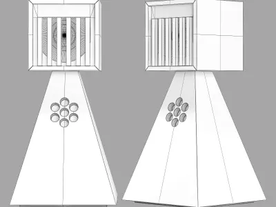 Teenage engineering choir CH-8 Gisela speaker 3D model
