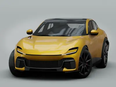 Ferrari Purosangue 2023   3D model