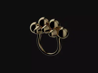 CLASH - RING - EXTRA LARGE 3D print model