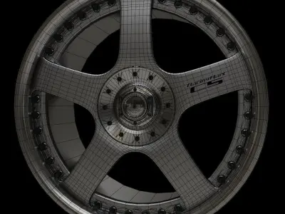 RacingHart C5 Rims 3D model
