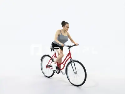 Dream 01C bicycle bike Sports Woman Low-poly 3D model
