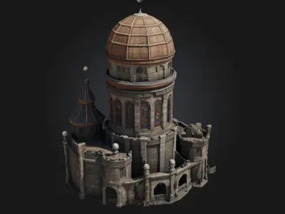 Observatory Tower 3D model