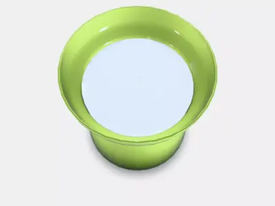 HEDERSAM Scented candle in glass Low-poly 3D model