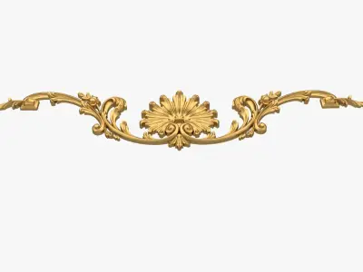 Classic decor ornament 212 3D model