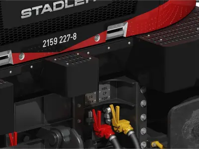 Stadler Euro Dual Erfurter Bahnservice 3D model