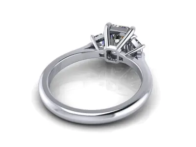 Woman Wedding Ring  3D print model purchase