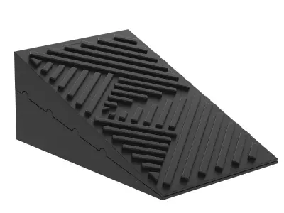 Squat Wedge Block for Fitness 3D model