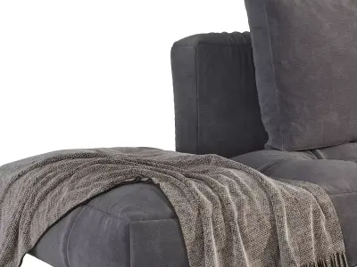 Sofa Deep Seat Luxury Low-poly 3D model