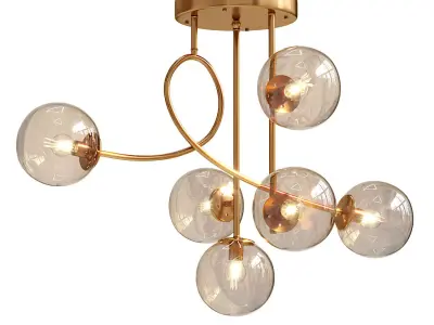 Fashionable led pendant lights 3D model