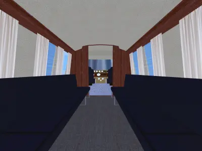 NASA Astrovan Airstream Lowpoly 3D model