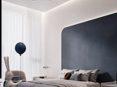  Kids Bedroom Design 3D model