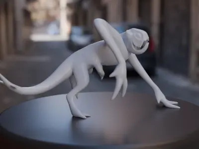 Cloverfield Monster Chibi Statue Free 3D print model