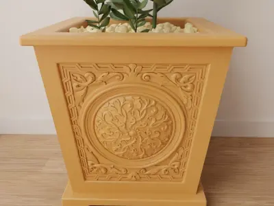 luxury ornament planter - vase - urn - candy dish 3D print model