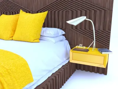 STM-D BED model CCC Low-poly 3D model