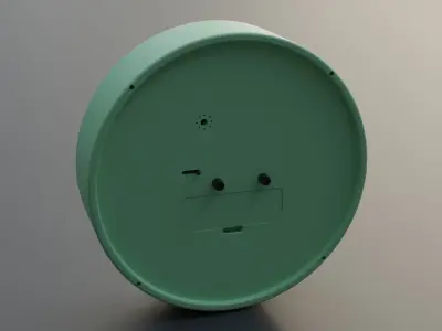 Clock 3D Model Customizable Low-poly 3D model