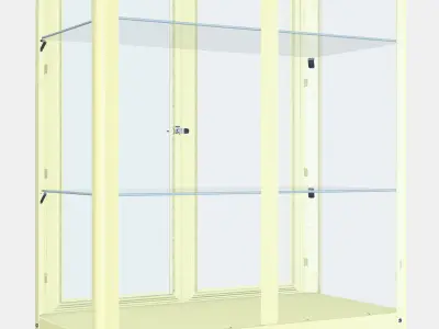 FABRIKOR Glass-door cabinet 1 3D model