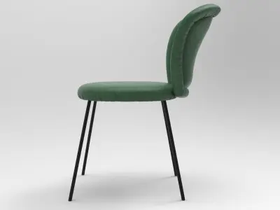 Fred Chair Low-poly 3D model