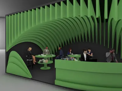 BOOTH EXHIBITION DESIGN 3D model