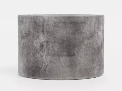 -Concrete Flower Pot V6- 3D model