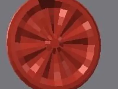 Low Poly Wheel List  Free low-poly 3D model