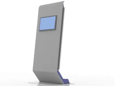 Display Kiosk Low-poly 3D model