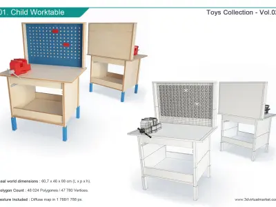 Toys and Vehicles Collection 3D model