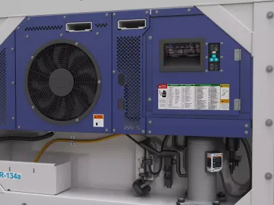 Refrigerated Container 3D model