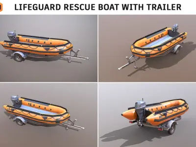 Lifeguard Assets Collection 3D Model Pack