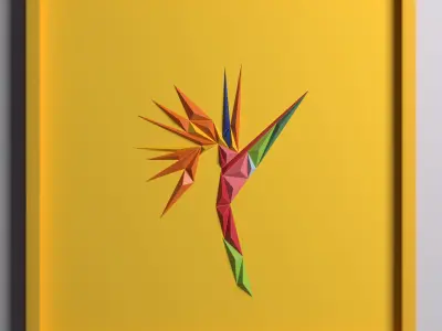 Paper Art Work 03 3D model