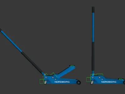 Car Jack Low-poly 3D model