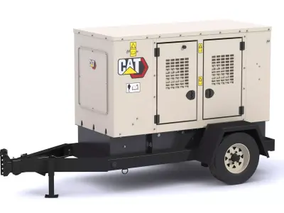 CAT Mobile Generator Set XQ35 Tier 4 3D model